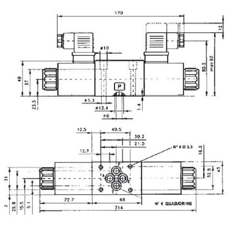 Électrovanne proportionnelle UNIVERSEL HD3PS1PCR410
