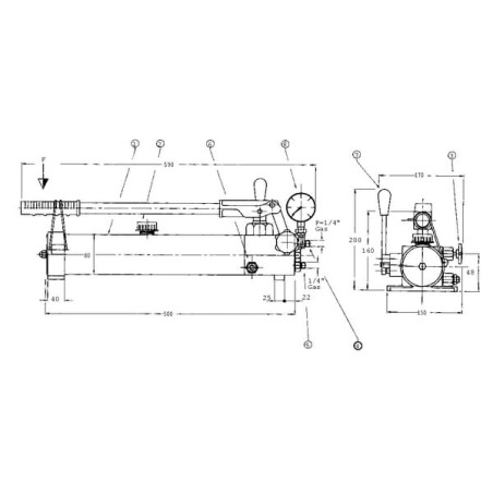 Pompe à main GASPARINI HP2PQ4VN
