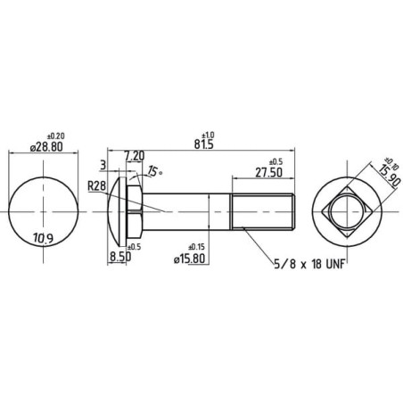 Boulon UNIVERSEL K262954N