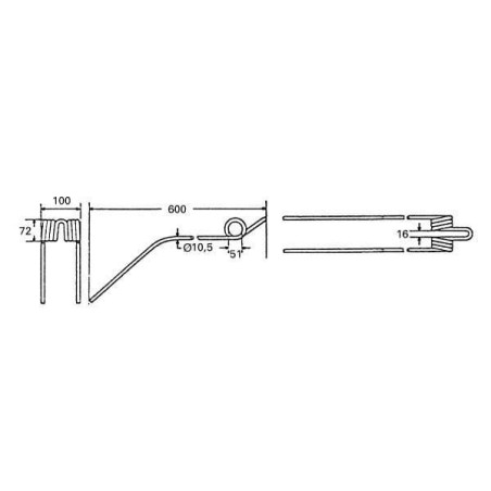 Dent d'andaineuse UNIVERSEL K8011670KR