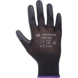 Gants de travail noir taille 8 UNIVERSEL KG0100108
