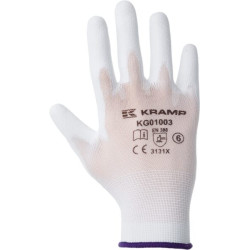 Gants de travail blanc taille 8 UNIVERSEL KG0100308
