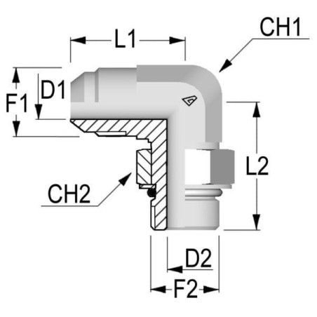 Raccord ALFAGOMMA KIU1212
