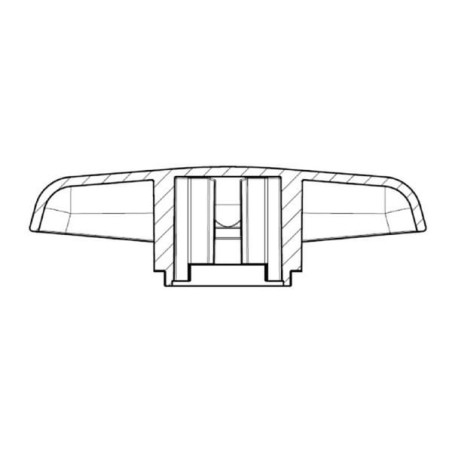Levier manuel UNIVERSEL KS858026PVC