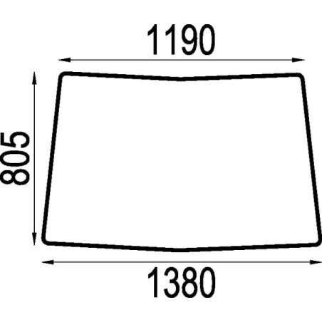 Pare-brise UNIVERSEL L112972N