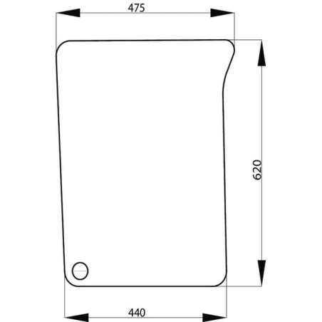 Pare-brise UNIVERSEL L171332N