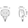 Phare de travail à LED ovale UNIVERSEL LA10433