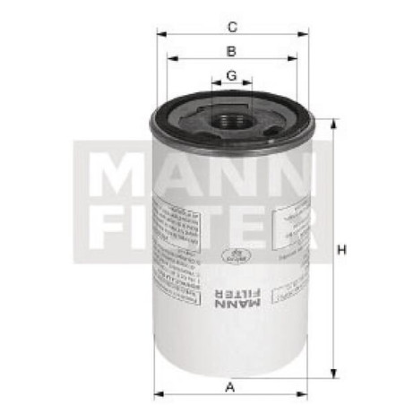 Filtre à huile MANN-FILTER LB111022
