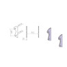 Suspension de rechange UNIVERSEL LBAATL31025S