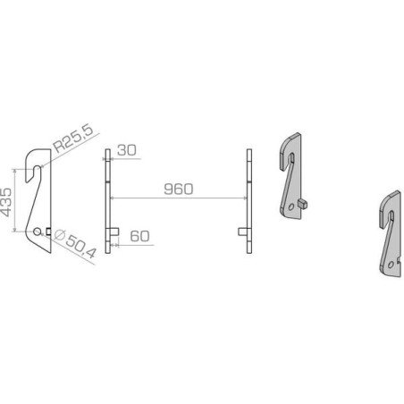 Suspension de rechange ALPINA LBACLA43530S