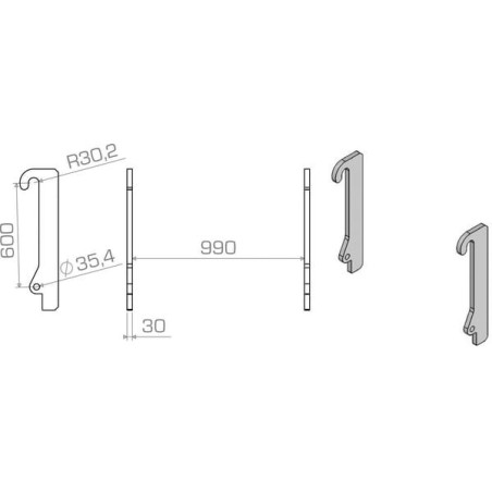 Suspension de rechange ALPINA LBAJCB60030S
