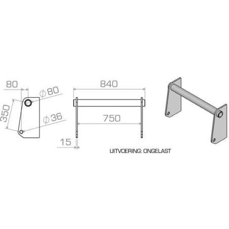 Suspension de rechange ALPINA LBAMAN35015S