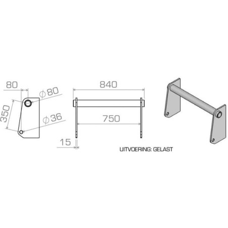 Suspension de rechange ALPINA LBAMAN35015WS