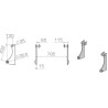Suspension de rechange UNIVERSEL LBATER43215S