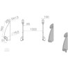 Suspension de rechange UNIVERSEL LBAVOL78050S