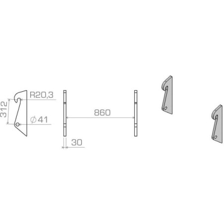 Suspension de rechange UNIVERSEL LBAZET31230S