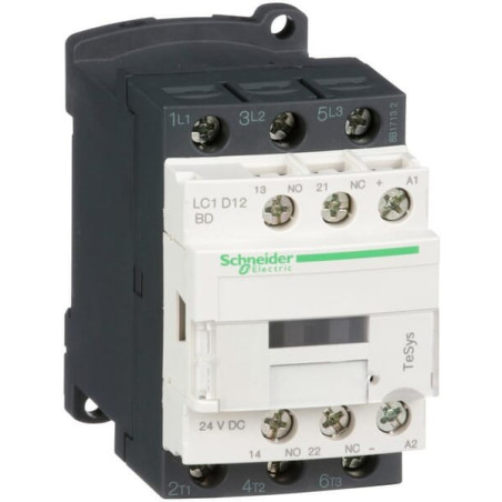 Contacteur de puissance 12A 5,5kW SCHNEIDER-ELECTRIC LC1D12BD