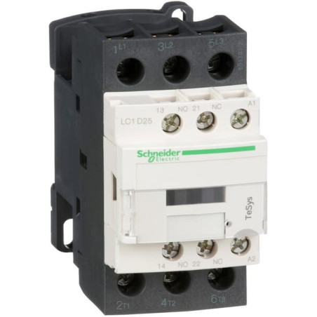 Contacteur de puissance 25A 11kW SCHNEIDER-ELECTRIC LC1D25B7