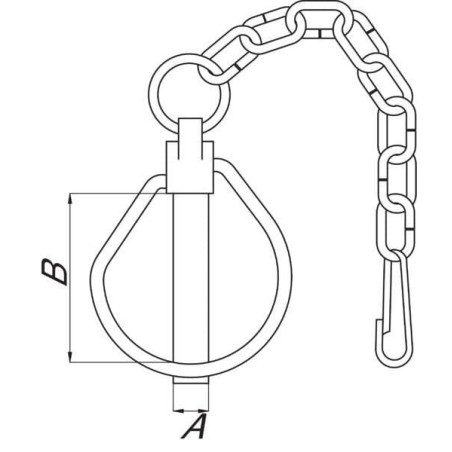 Goupille de sécurité UNIVERSEL LP911050KR