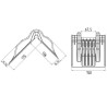 Protection de coin pour sangles ALPINA LS50003