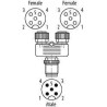 Raccord MURR ELEKTRONIK M12TFFM