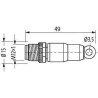 Embout de résistance mâle MURR ELEKTRONIK M12TRESM
