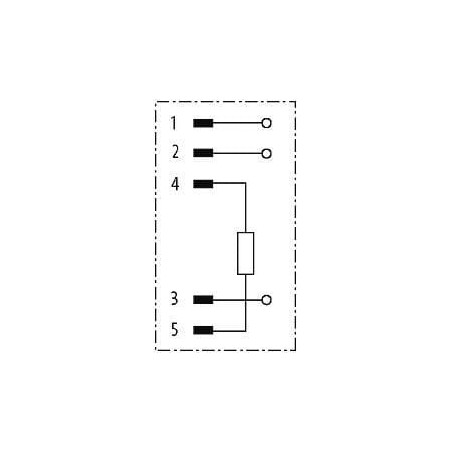 Embout de résistance mâle MURR ELEKTRONIK M12TRESM