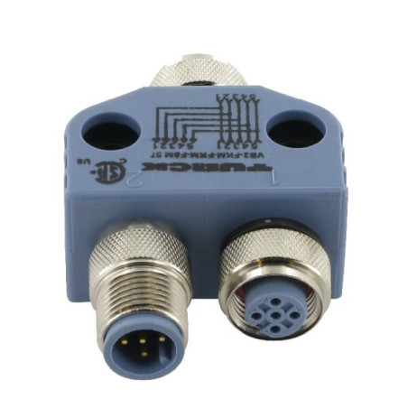 Raccord en Y MURR ELEKTRONIK M12YFFM