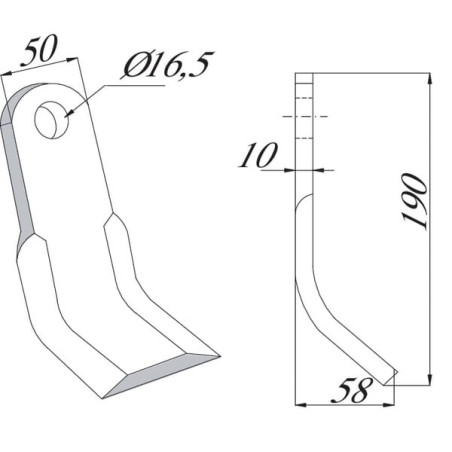 Fléau KVERNELAND - MALETTI MA6400080