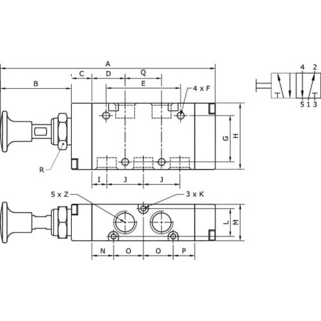 Vanne UNIVERSEL MAB52B14