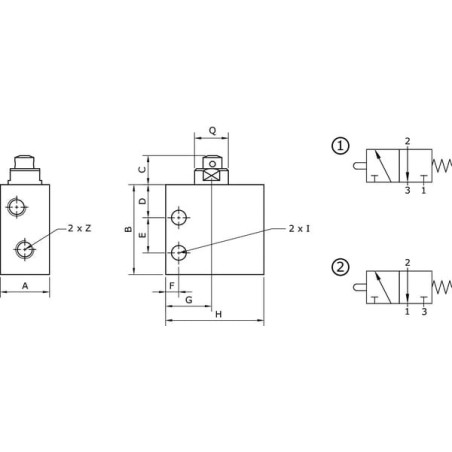 Vanne UNIVERSEL MEP32M5NC