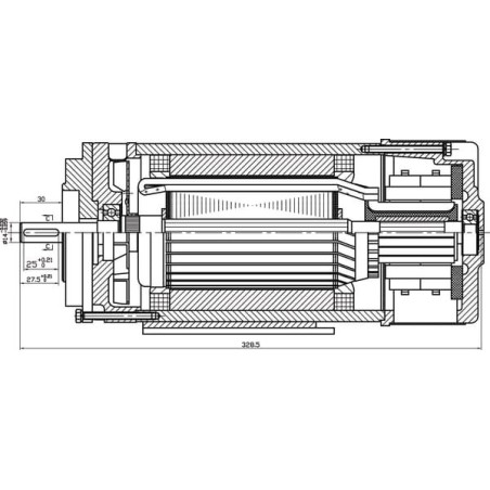 Moteur électrique UNIVERSEL MPPDCM24V3000N
