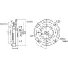 Moteur électrique UNIVERSEL MPPDCM24V3000N