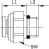 Raccord UNIVERSEL MSC618B