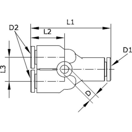 Raccord UNIVERSEL MYC433P