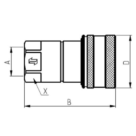 Coupleur FASTER NV12GASF