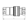 Coupleur FASTER NV12GASF