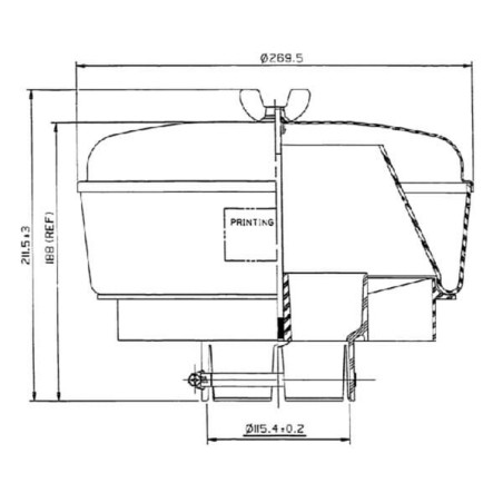 Pré-filtre DONALDSON PBH000823