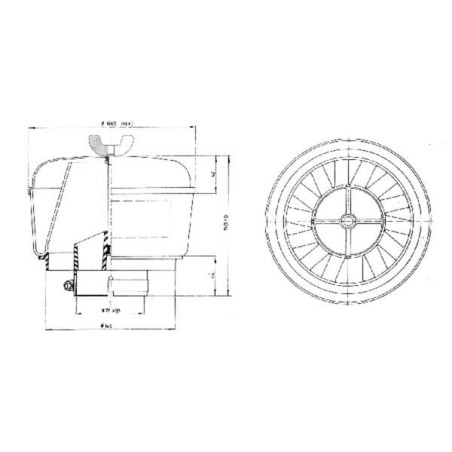 Pré-filtre DONALDSON PBH001249