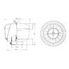 Pré-filtre DONALDSON PBH001249