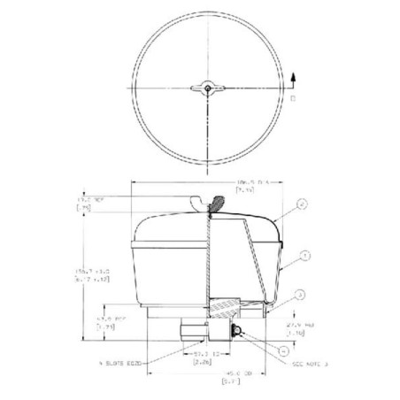 Pré-filtre DONALDSON PBH001250