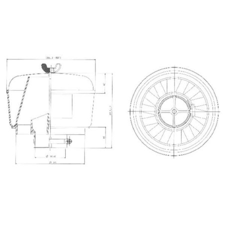 Pré-filtre DONALDSON PBH001251