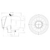Pré-filtre DONALDSON PBH001251