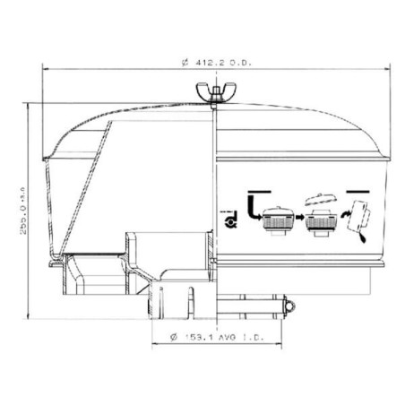 Pré-filtre DONALDSON PBH002223