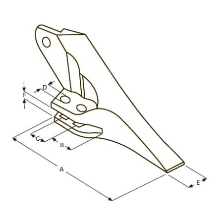 Dent de godet UNIVERSEL PC40301AN