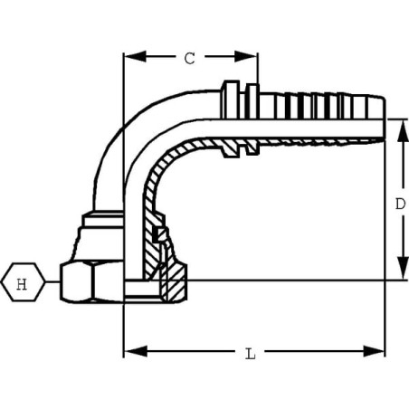 Raccord UNIVERSEL PF8490