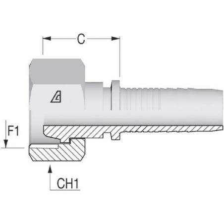 Raccord ALFAGOMMA PGM2538