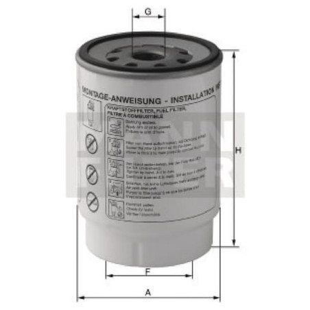 Filtre à essence MANN-FILTER PL270X