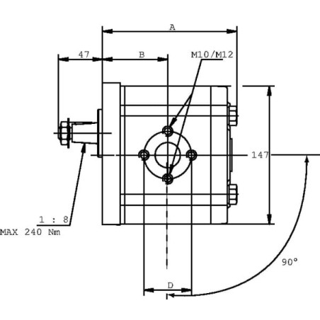 Moteur hydraulique CASAPPA PLM3034R83E3
