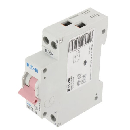 Disjoncteur de protection de ligne 2A EATON PLN6C21N